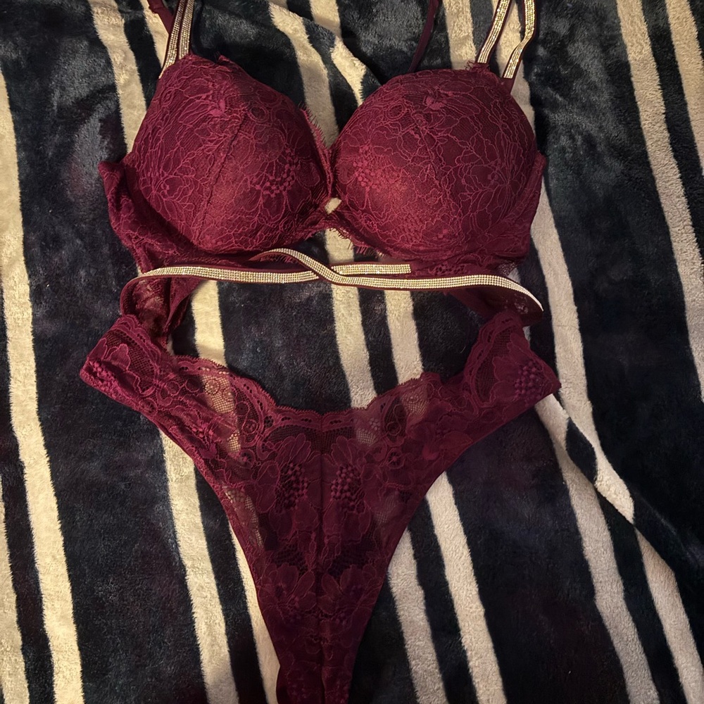 Victoria's Secret Purple One Peice Lingere